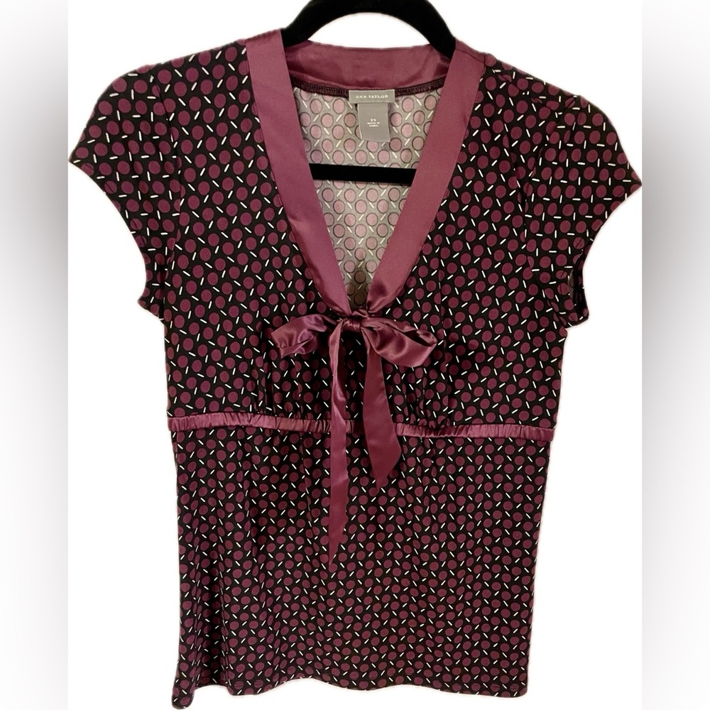 Ann Taylor Cap Sleeve Blouse
